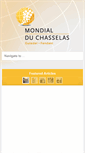Mobile Screenshot of mondialduchasselas.com